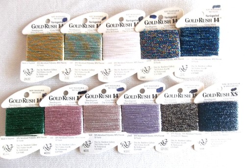 Rainbow Gallery GOLD RUSH Metallic Floss - YOU CHOOSE TWO ITEMS at $3.00 EACH - Picture 2 of 13