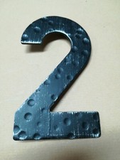 Numero Civico N. 2 In Ferro Battuto Lorenz FerArt 2204/2