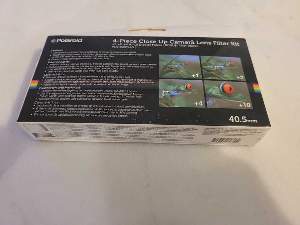 Polaroid 40.5mm 4 Piece Close Up Camera Lens Diopter Filter Kit- 1, +2, +4, +10 - Image 2 of 4
