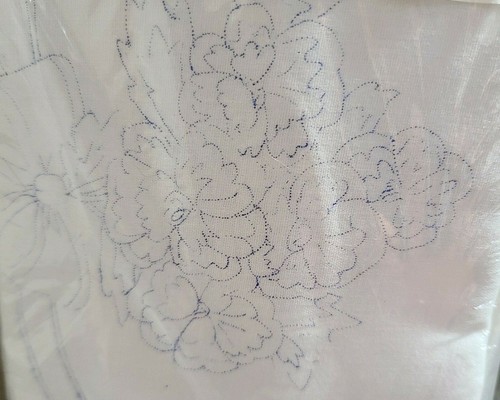Wonder Art Stamped Pillowcase Pair No 1219 Pansy Delight Kit NOS Vintage - Picture 5 of 9