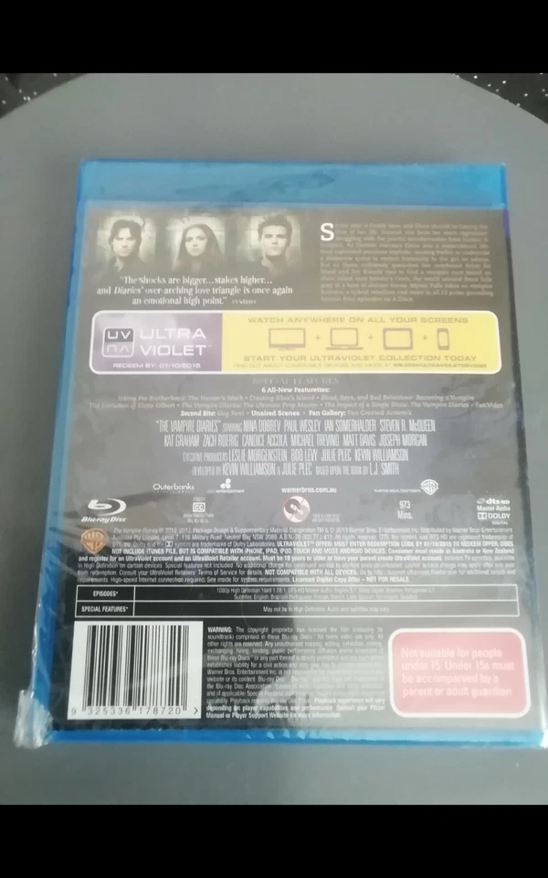The Vampire Diaries The Complete 4th Season Limited Edition (Blu-ray, 2013) New - Image 2 of 2