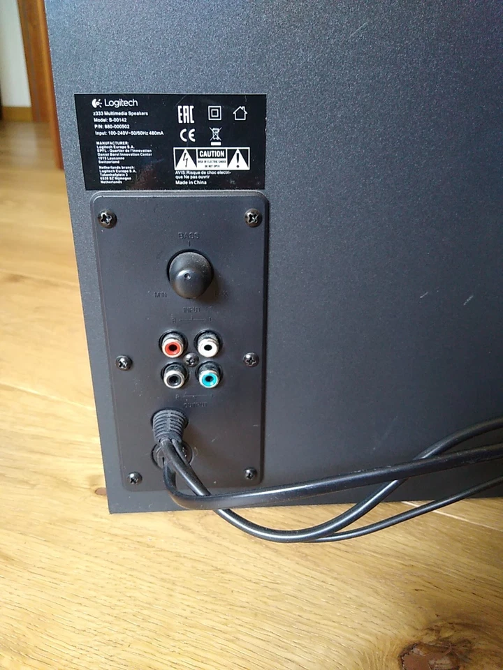 Logitech Z333 Sistema Altoparlanti con Subwoofer - Nera - Immagine 3 di 3