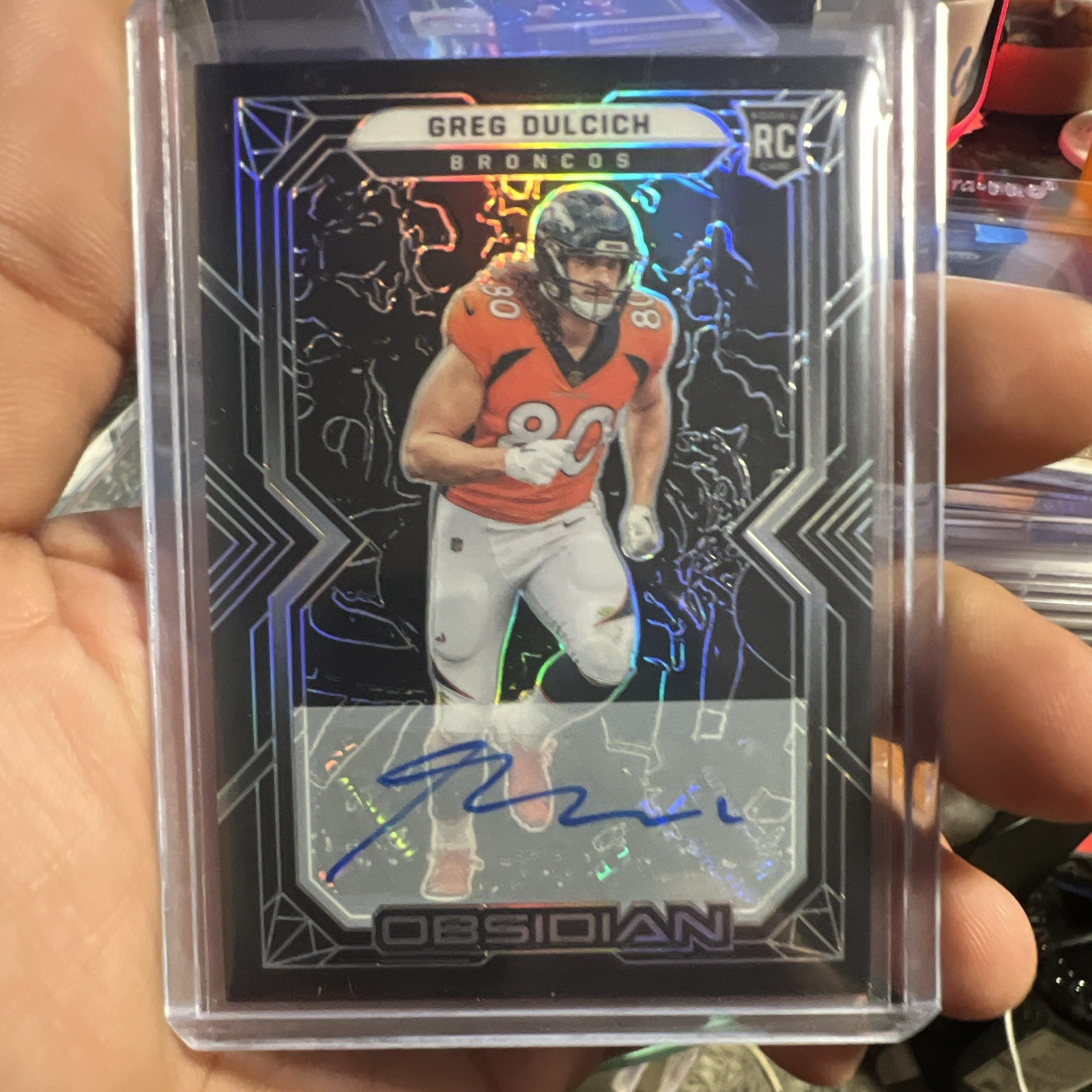 Greg Dulcich Panini Obsidian #171 Autograph