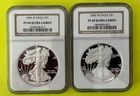 2004 & 2005  American Silver Eagles $1 NGC PF69 Ultra Cameo