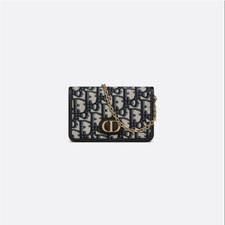 Dior 30 Montaigne Nano Pouch Blue Dior Obliqu...