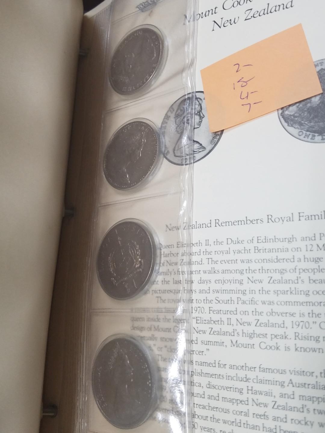 Historic Crown Coins of the World Collection | Catalog Value $250+ | In Binder
