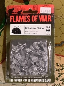DAK Schutzen platoon German Infantry 15mm WWII GE742 Anti-Tank Rifle Mortar HQ