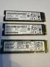 Lot of 3x Mix 512GB M.2 2280 PCIe NVMe Internal SSD