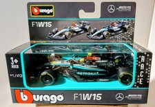 Bburago George Russell Mercedes AMG Formula 1 F1 W15 1/43 Diecast Car Model NEW
