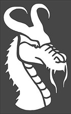 Cut Dragon Stencil for Scrapbooking  Wall Art - StencilAir