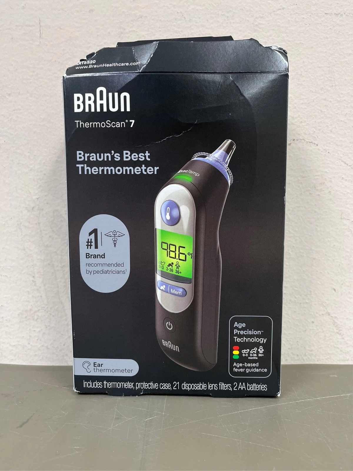 Neutral Braun ThermoScan 7 Ear Thermometer 1
Opens in a new window or tab