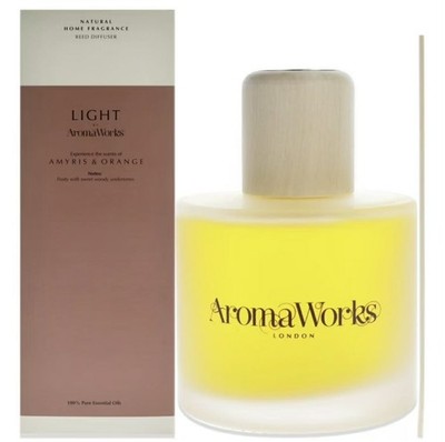 AromaWorks Amyris und Orange Light Reed Diffuser, 200 ml. Neu.