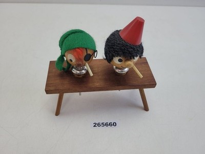 2x Ausgießer Piraten Holz Deko Ausguss aus Zigarette DDR mit Korken #265660