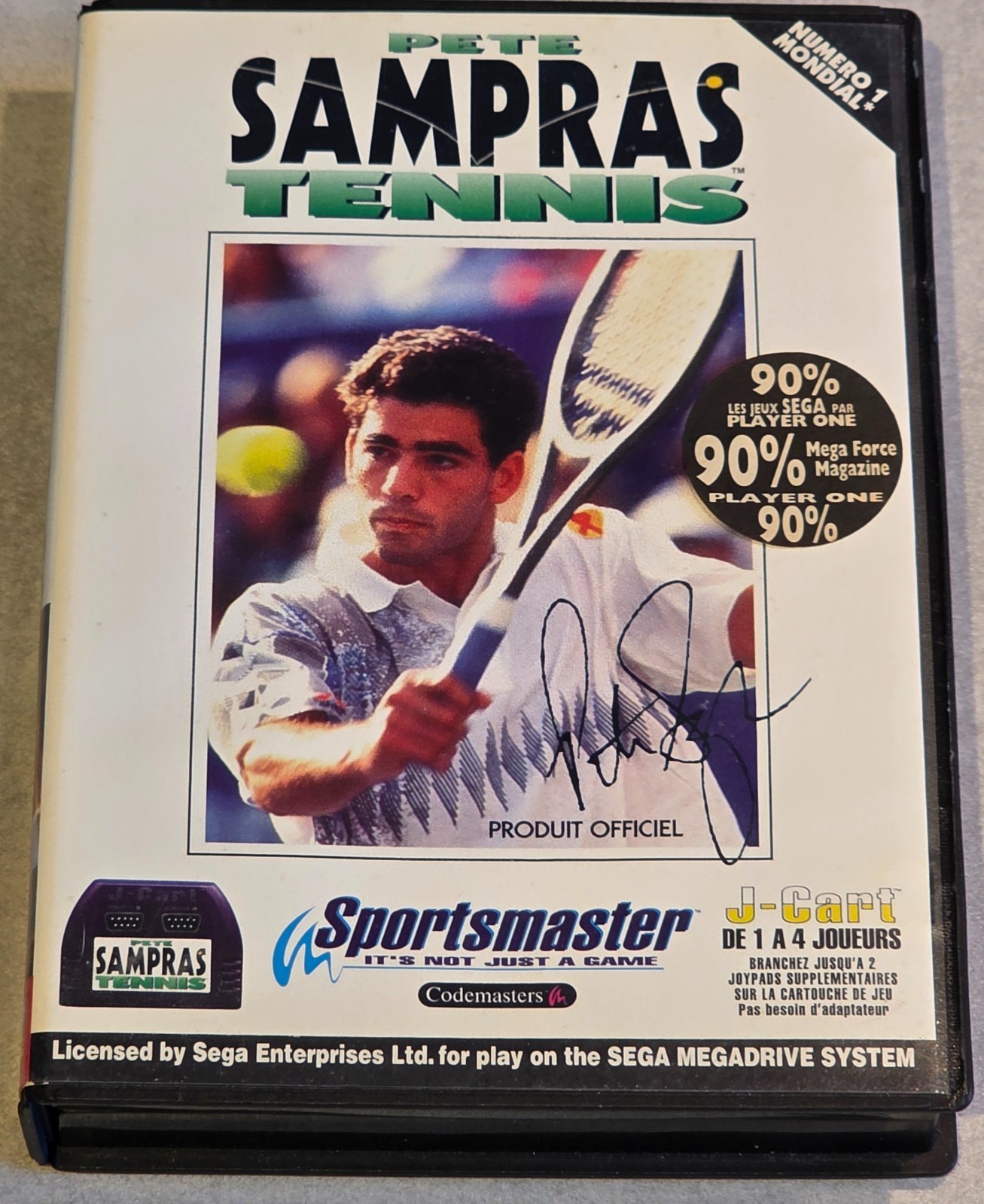 PETE SAMPRAS TENNIS SEGA MEGADRIVE MEGA DRIVE