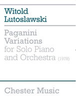 Paganini Variations | Witold Lutoslawski | Englisch | Taschenbuch | Buch | 1999