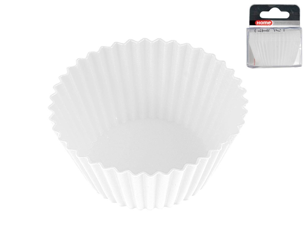Pack Of 6 Silicone Ghost Cupcake Liners 5 Cm Home