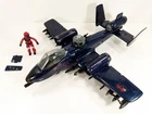 Vintage Hasbro 1984 COBRA RATTLER Jet w WILD WEASEL Figure Complete!