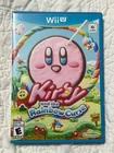 Kirby and the Rainbow Curse (Nintendo Wii U, 2015) Complete CIB Tested!