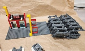 LEGO City Cargo Train 60052 High-speed Passenger Train 60051 Set Used W/Manuals