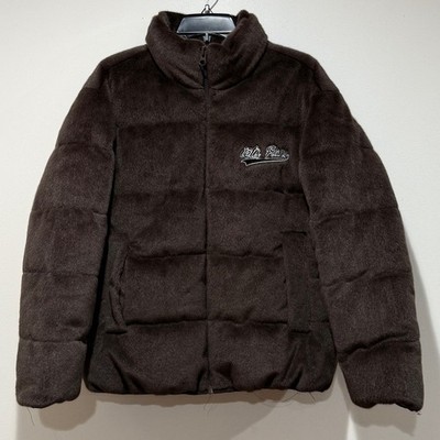 BDG Urban Outfitters lets Frans Donna Faux Fur Puffer Jacket Small S Petite Brow