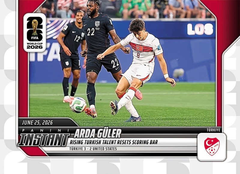 2026 Panini Instant FIFA World Cup Arda Guler #134 ~ Turkiye ~ PR 216