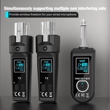 UHF Wireless Microphone Converter XLR Transmi...