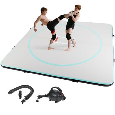 Efficraft 10-Foot Inflatable Wrestling Mat, 4-Inch Thick Pvc Jiu-Jitsu Mat