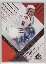 2016-17 SP Game Used Authentic Rookies Red Material Nick Schmaltz #104 Auto x0a