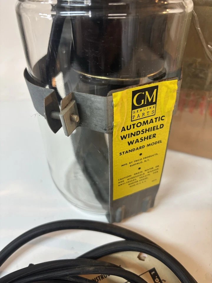 NOS 1958 雪佛兰通用挡风玻璃洗衣机套件 Impala Belair Yoman Biscayne 987808 — 第 3/4 张图片