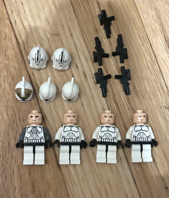 LEGO Star Wars Clone Trooper Lot Phase 1 sw0201 Clone Gunner, Helmets, Weapons