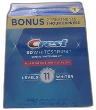 Crest 3D Whitestrips White, 3D White, Teeth Whitening Strip Kit, 32 Strips NEW