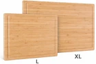 Bamboo Chopping Board Juice Groove 2cm Thick Large 38x25cm XL 44x30cm