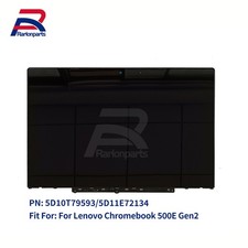For Lenovo 500E Chromebook 2nd Gen 81MC LCD Touch Screen HD Bezel 5D10T79593 US