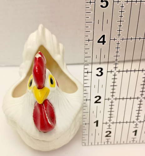 Vintage Ceramic Rooster Tape Dispenser Figurine Home Decor - Picture 5 of 7