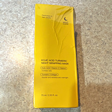 Kojic Acid Turmeric Night Wrapping Face Mask Vit C Retinol 75mL Exp 01/2029