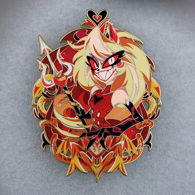 Hazbin Hotel Demon Charlie 3'' Limited Enamel Pin Figure Gold HFP Helluva Boss