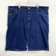 Levi's 569 Men's Denim Shorts Size 44 Loose Fit Blue Cotton Casual Streetwear