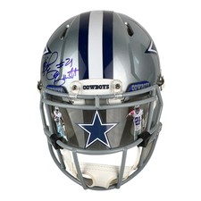 Ezekiel Elliot Signed Autographed Cowboys Authentic Riddell Speed Helmet JSA