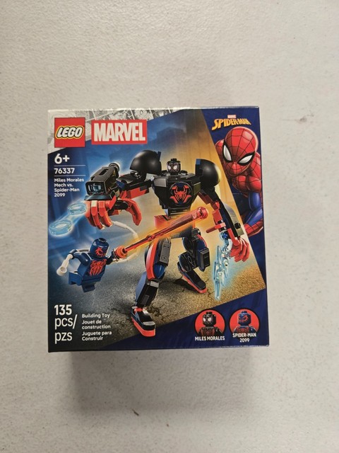LEGO Marvel Super Heroes Mech de Miles Morales contre Spider-Man 2099 76337 Neuf *SC