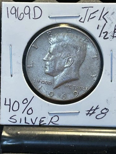 Photo of a 1969-D Kennedy Half Dollar from an eBay listing that sold on Jul 20, 2026