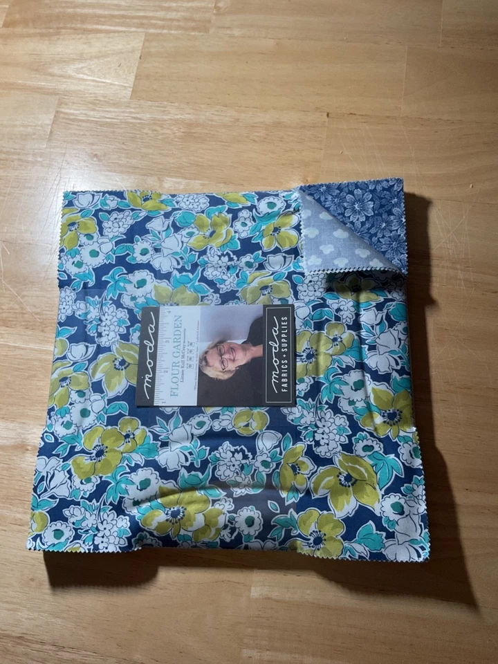 Layer Cake 10" (42 St.) Moda Flour Garden von Linzee Kull McCray - Bild 2 von 4