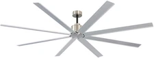 Maxim 88768 Condor 84" 8 Blade Indoor / Outdoor Ceiling Fan - Silver
