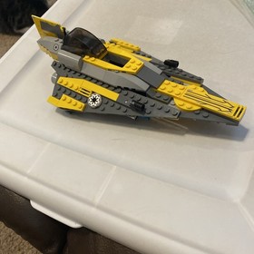 LEGO 7669 Star Wars Anakins Jedi Star Fighter With Instructions Missing 1 Piece