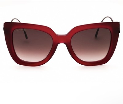Etro Burgundy Gradient Cat-Eye Sunglasses ETRO 0010/S Cat Eye Sunglasses | Fashion Eyewear main image 4