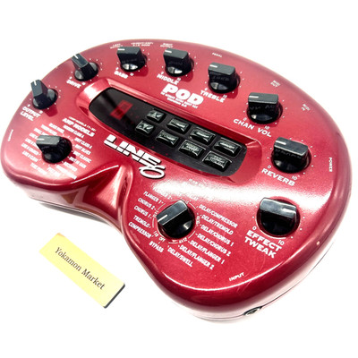 Line6 POD Ver.2 Amp Simulator Amp Modeler Multi Effect Processor W/ Power chord