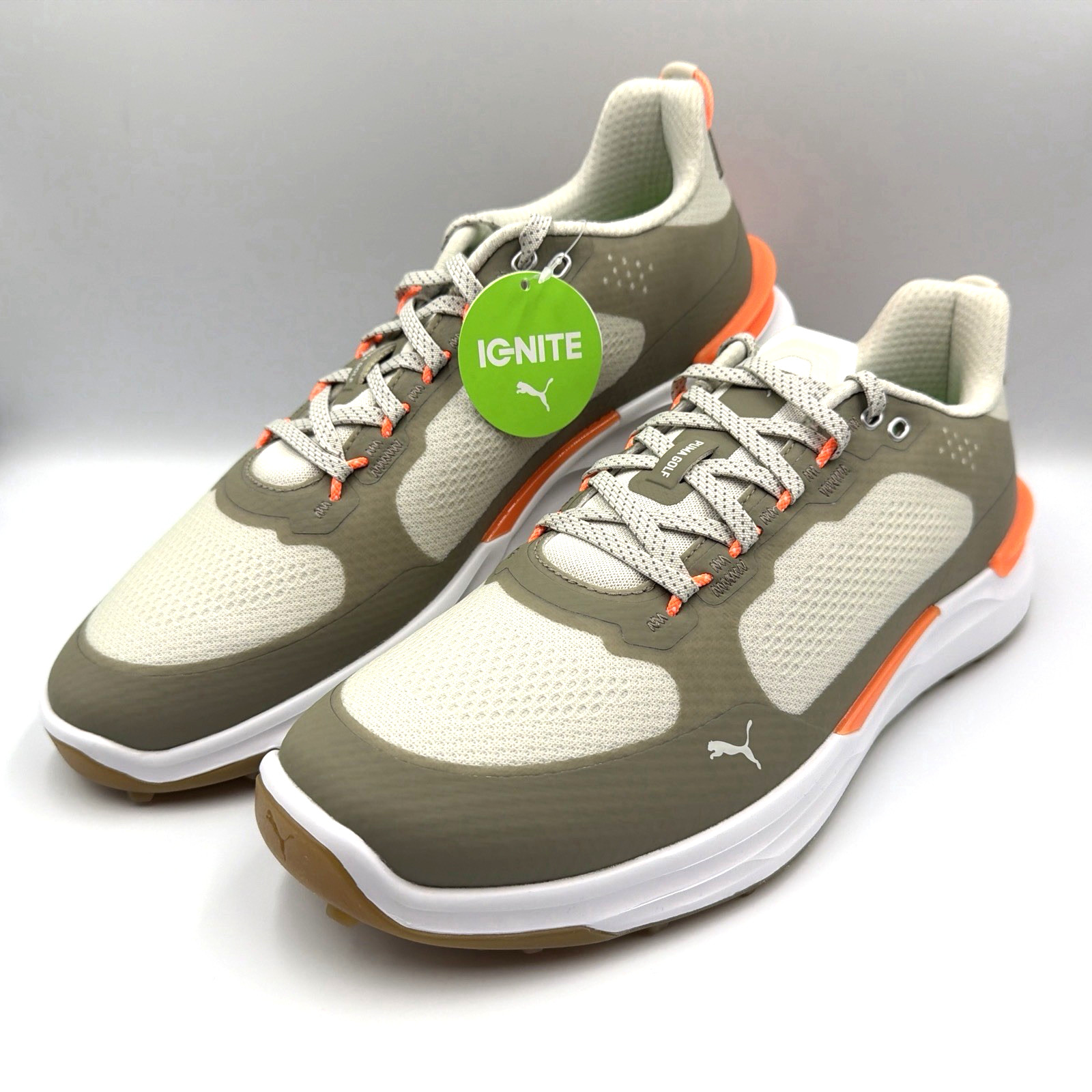 Sedate Gray/velvet Moss/fluro Orange