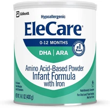 EleCare Hypoallergenic Amino Acid-Based Infant Formula Powder 14.1 oz Exp 2/2026
