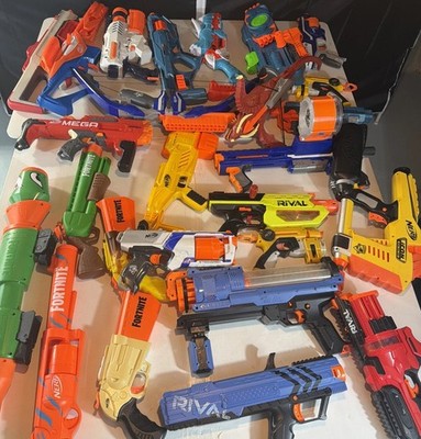 Massive 26 Nerf Lot Rival Nemesis XVIII-3000 Stampede Atlas Kronos + Ammo