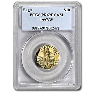 1997-W 1/4 oz Proof American Gold Eagle PR-69 PCGS