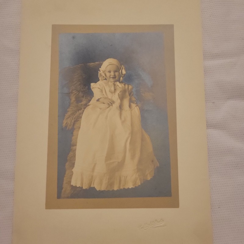 Lot 3 Original Mounted B&W Cabinet Card Portrait Photos Child Man Unframed